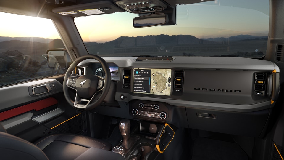 New Ford Bronco interior