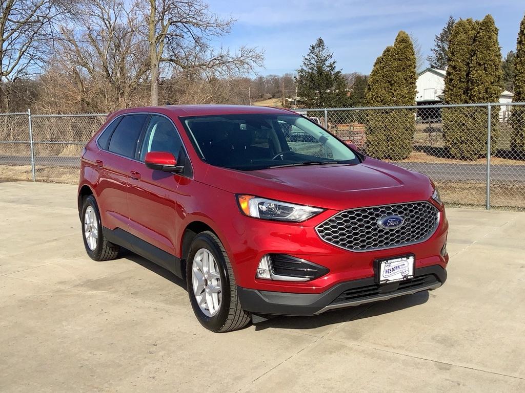 Used 2024 Ford Edge SEL with VIN 2FMPK4J98RBA02065 for sale in Jacksonville, IL