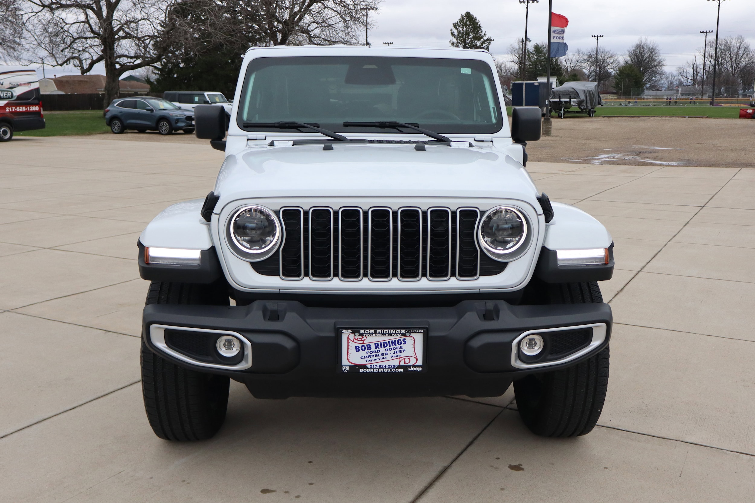 Used 2025 Jeep Wrangler 4xe Sahara 4XE with VIN 1C4RJXP65SW599307 for sale in Taylorville, IL