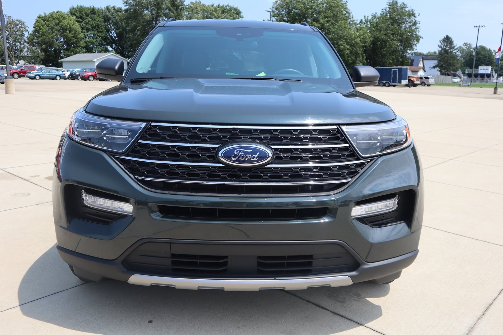 Used 2022 Ford Explorer XLT with VIN 1FMSK8DH0NGB52050 for sale in Taylorville, IL