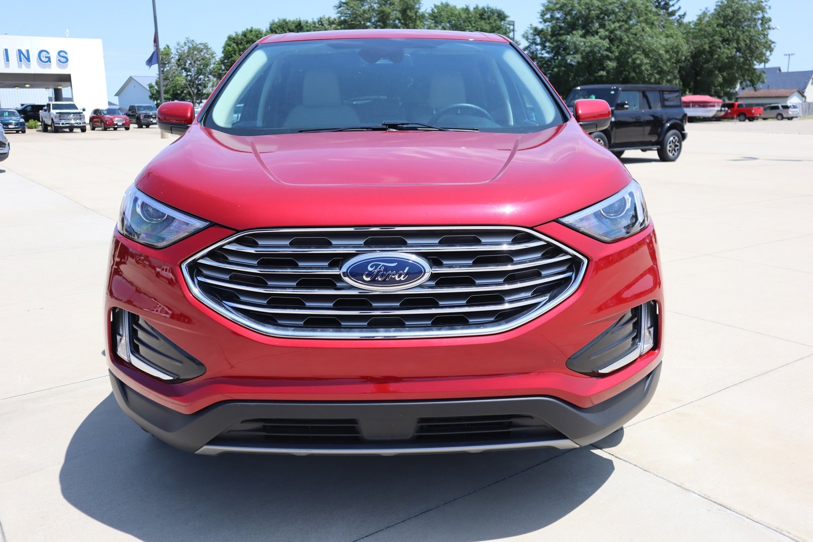 Used 2022 Ford Edge SEL with VIN 2FMPK4J92NBA47898 for sale in Taylorville, IL