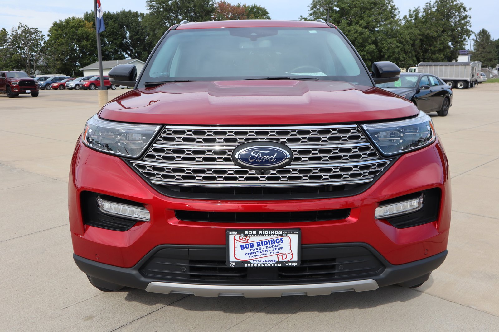 Used 2021 Ford Explorer Limited with VIN 1FMSK8FH6MGC18015 for sale in Taylorville, IL