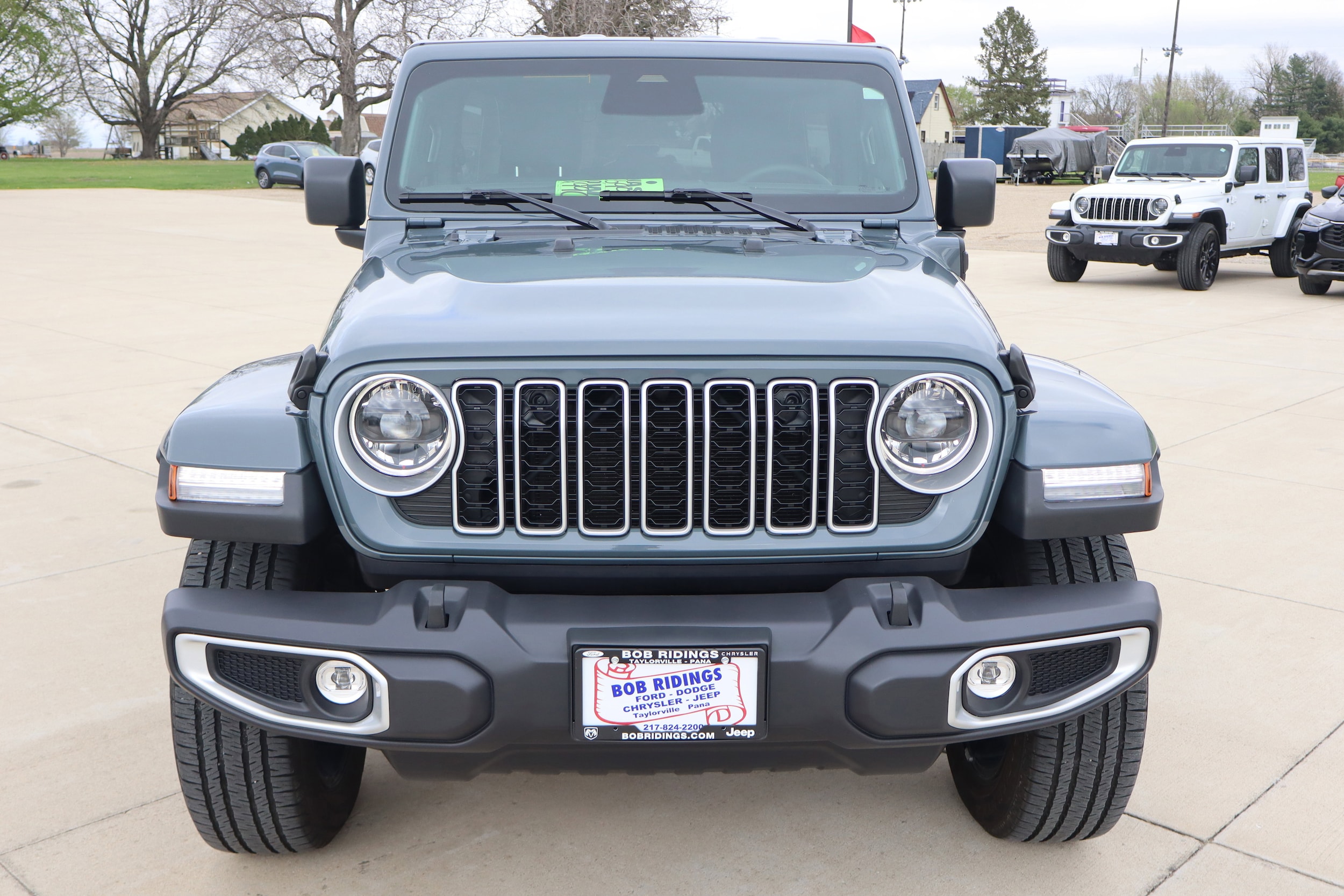 Used 2025 Jeep Wrangler 4xe Sahara 4XE with VIN 1C4RJXP63SW601992 for sale in Taylorville, IL