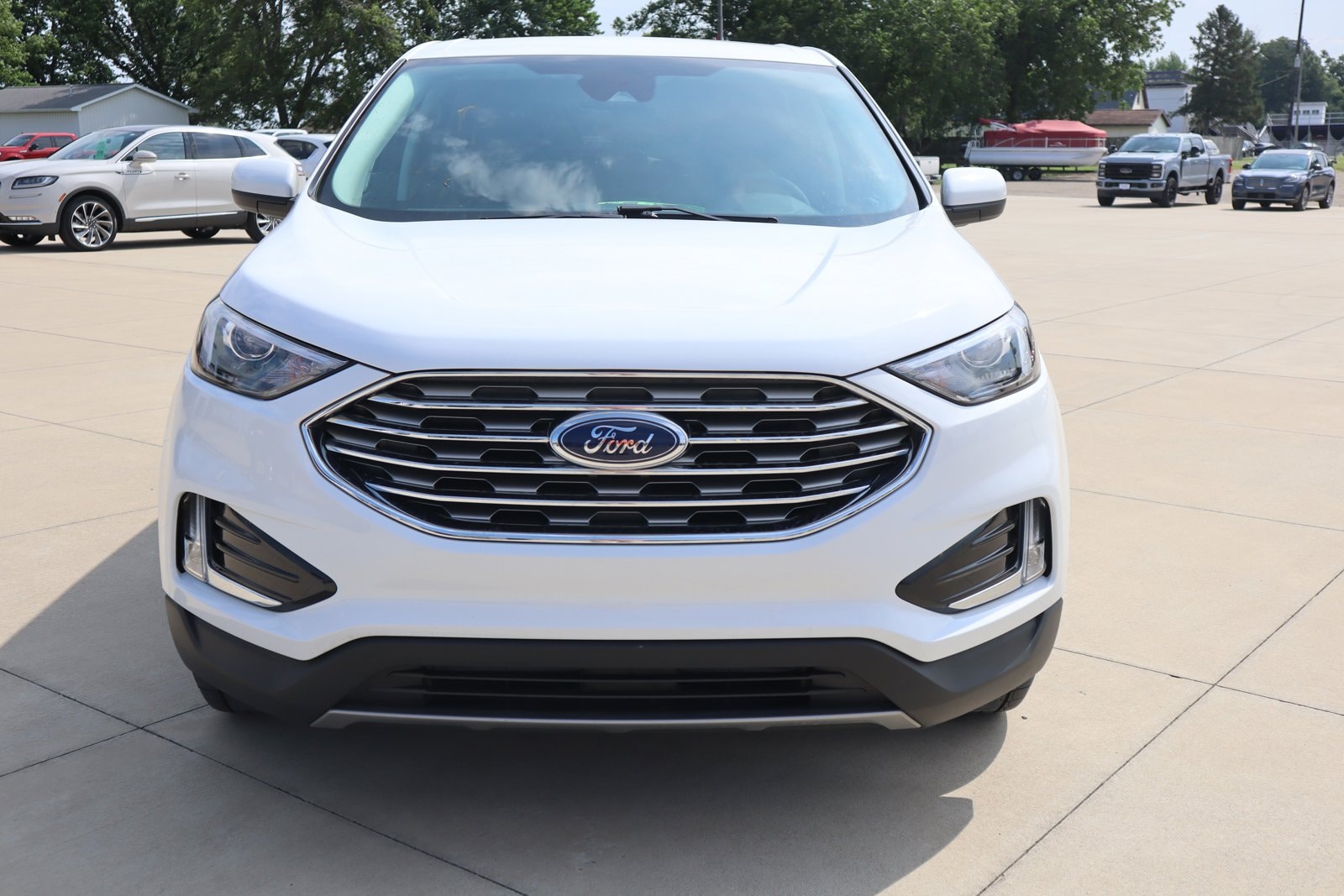 Used 2022 Ford Edge SEL with VIN 2FMPK4J98NBA47551 for sale in Taylorville, IL