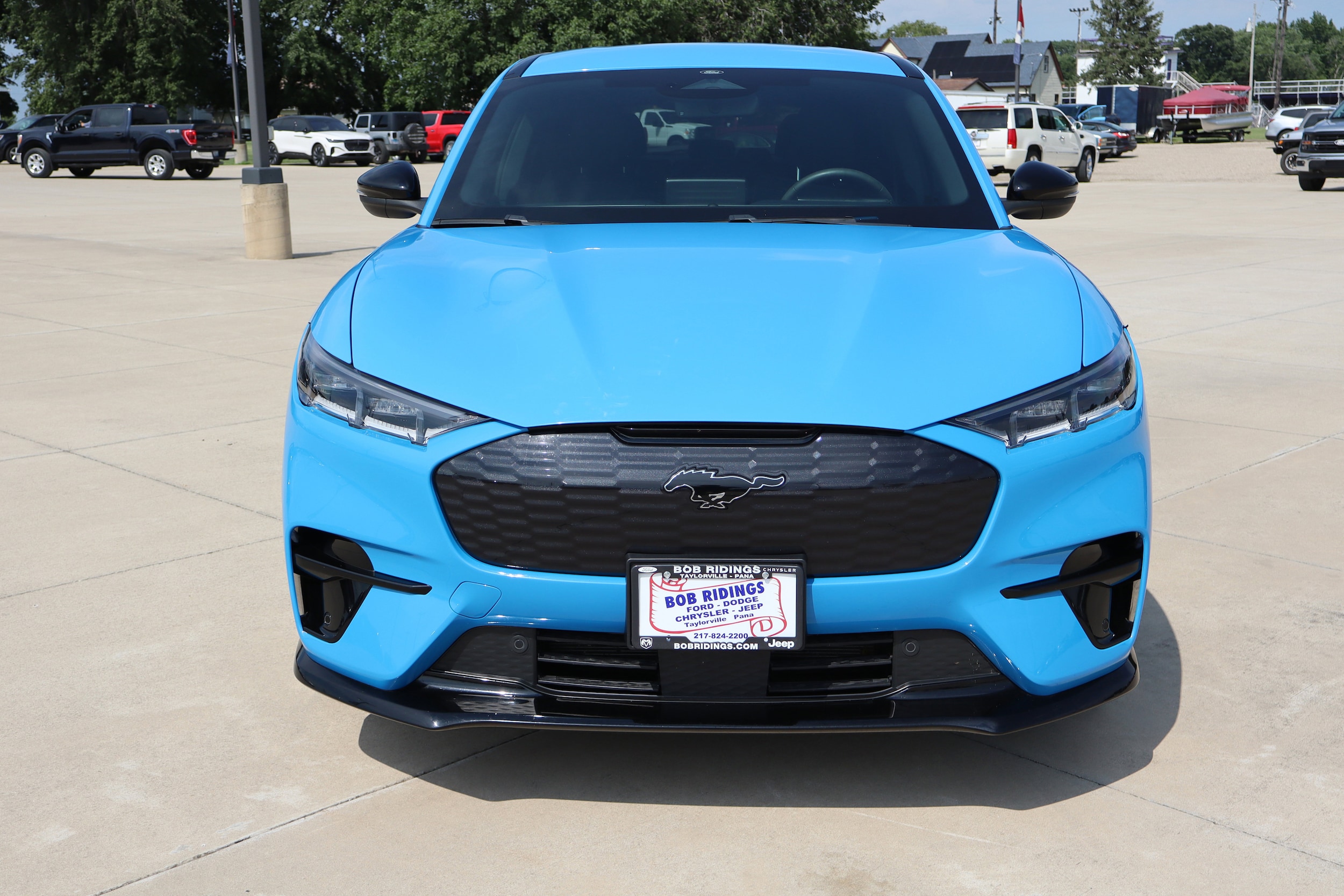Used 2021 Ford Mustang Mach-E GT AWD with VIN 3FMTK4SE9MME02234 for sale in Taylorville, IL
