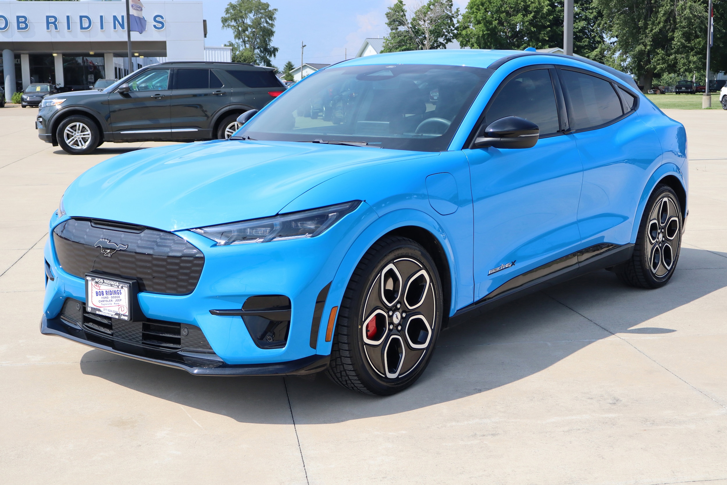 Used 2021 Ford Mustang Mach-E GT AWD with VIN 3FMTK4SE9MME02234 for sale in Taylorville, IL
