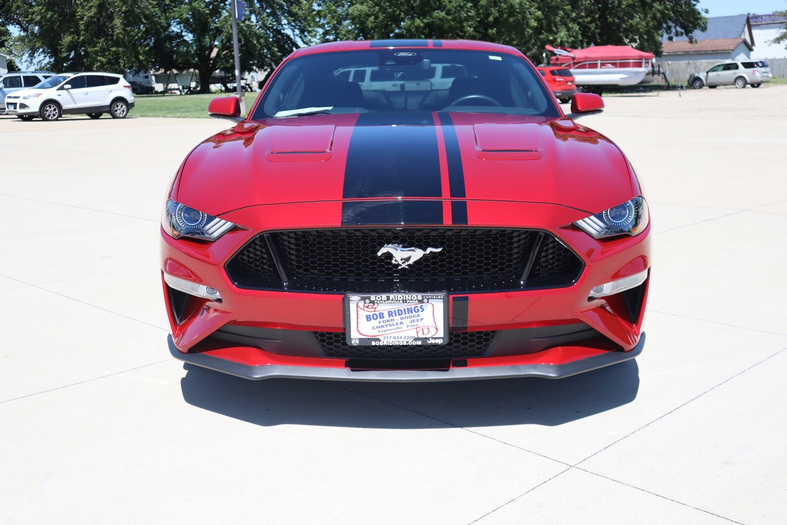 Used 2022 Ford Mustang GT Premium with VIN 1FA6P8CFXN5141307 for sale in Taylorville, IL