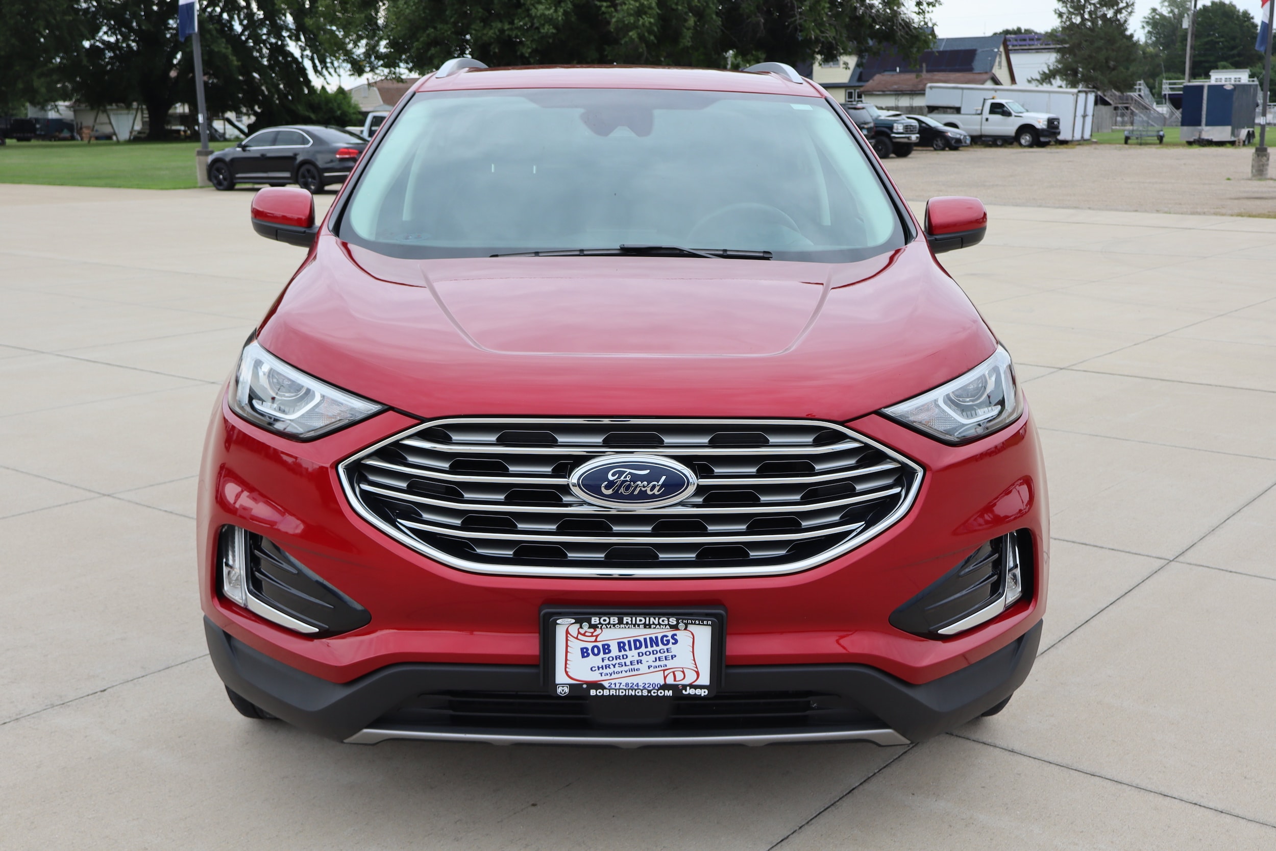 Used 2021 Ford Edge SEL with VIN 2FMPK3J99MBA57854 for sale in Taylorville, IL