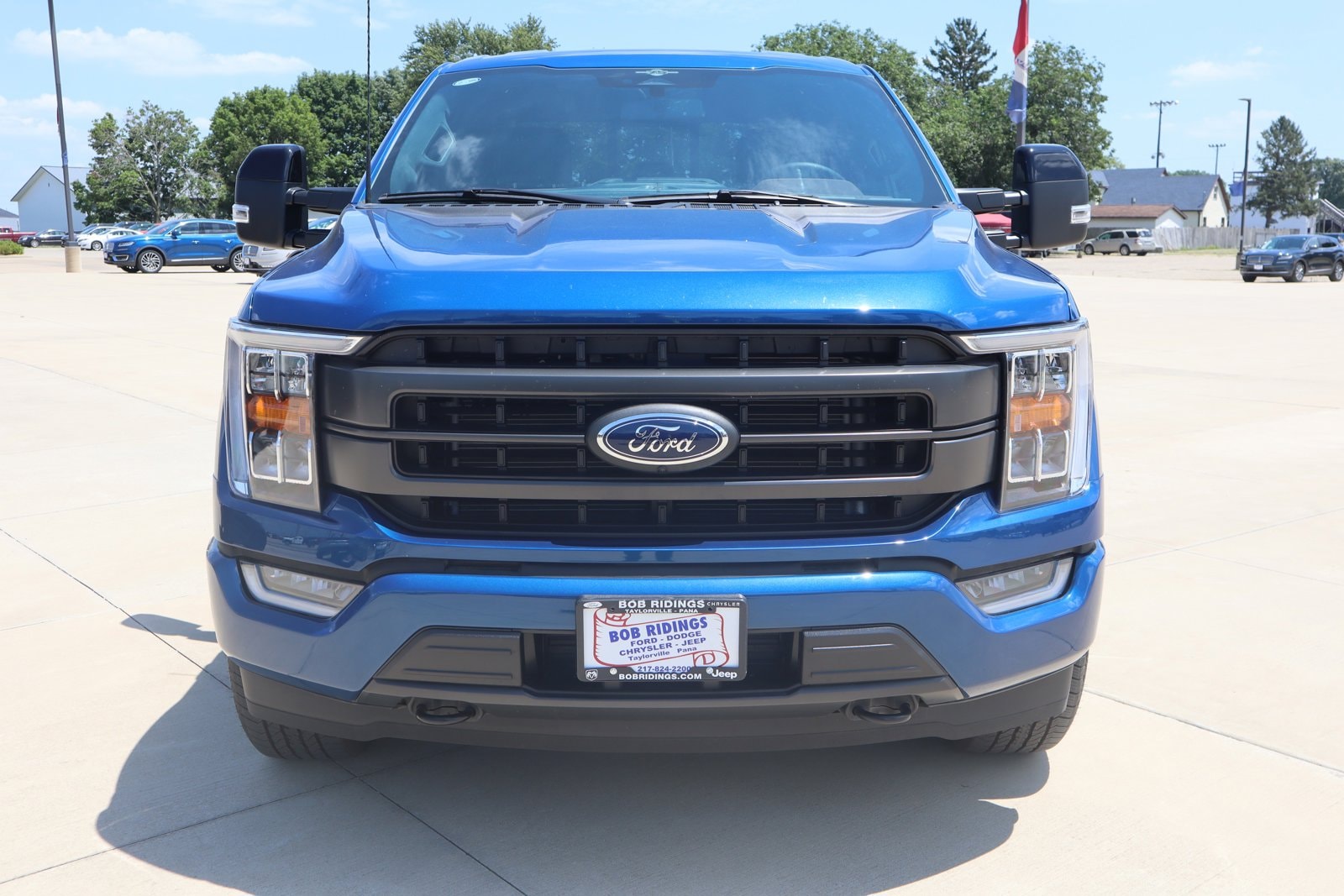 Used 2023 Ford F-150 Lariat with VIN 1FTEW1EP2PKD75502 for sale in Taylorville, IL