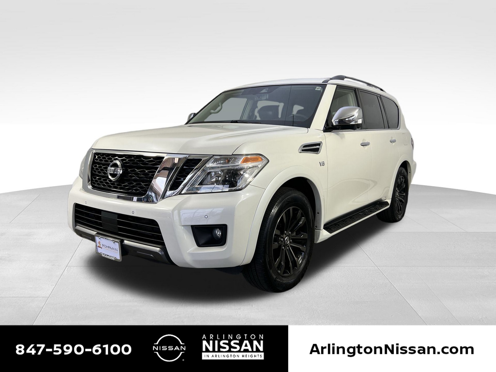Used 2019 Nissan Armada Platinum with VIN JN8AY2NE4K9758360 for sale in Arlington Heights, IL