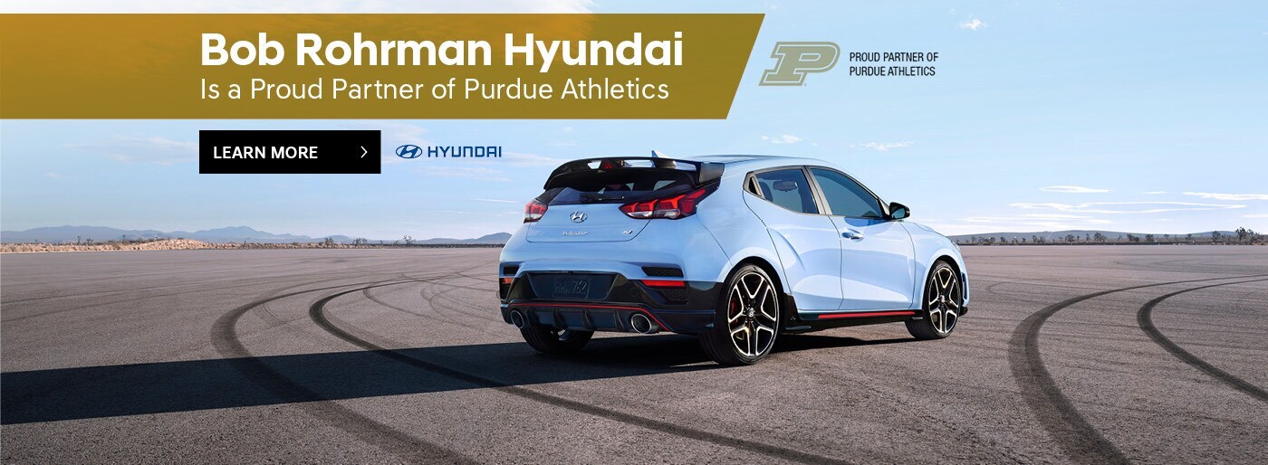 Bob Rohrman Hyundai is a Proud Partner of Purdue Athletics Bob