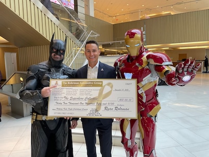 Rohrman Donation to The Superhero Collective
