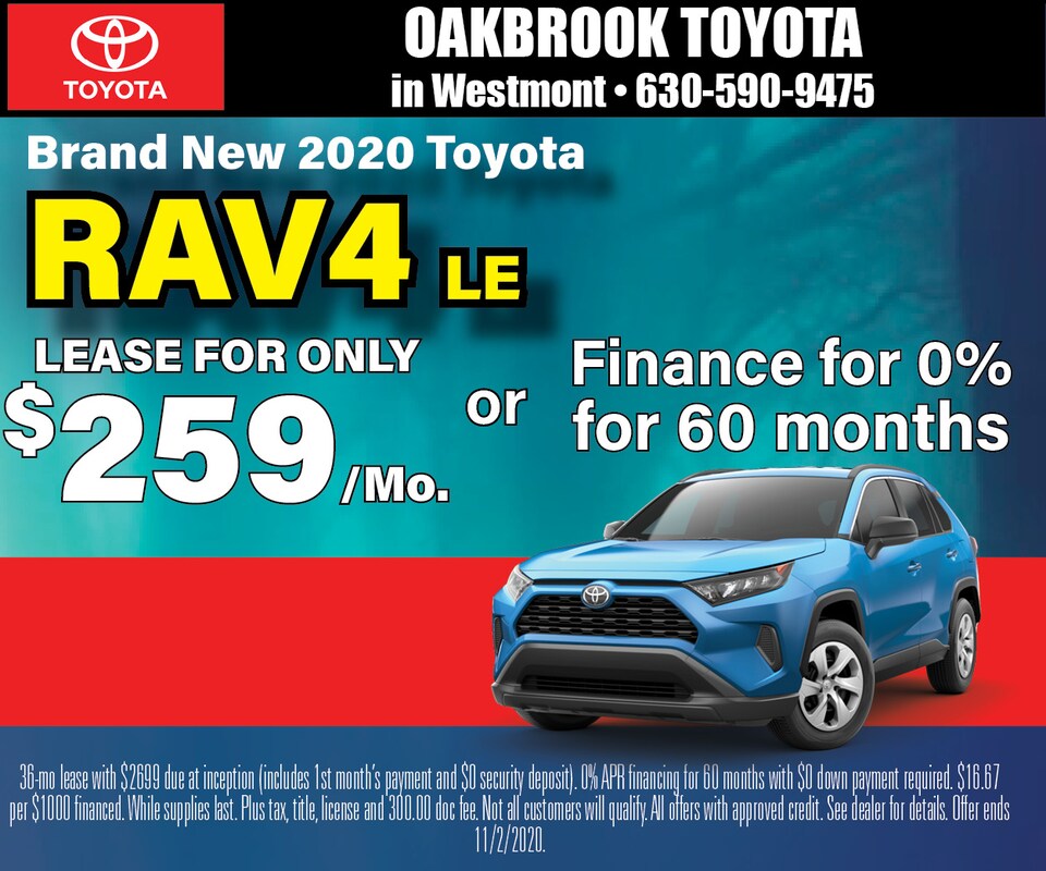 New Vehicle Specials | Oakbrook Toyota in Westmont