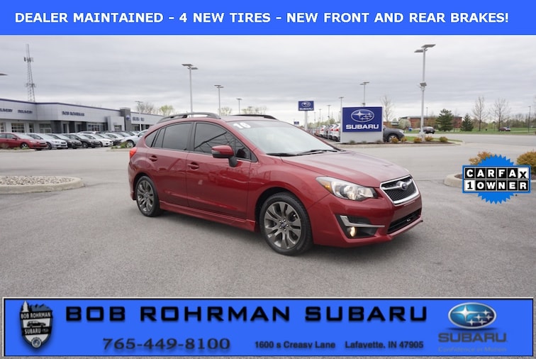 Bob Rohrman Used Cars >> Used 2016 Subaru Impreza 2 0i Sport Premium For Sale In Lafayette Bob Rohrman Used Cars >> Used 2016 Subaru Impreza 2 0i Sport Premium For Sale In Lafayette