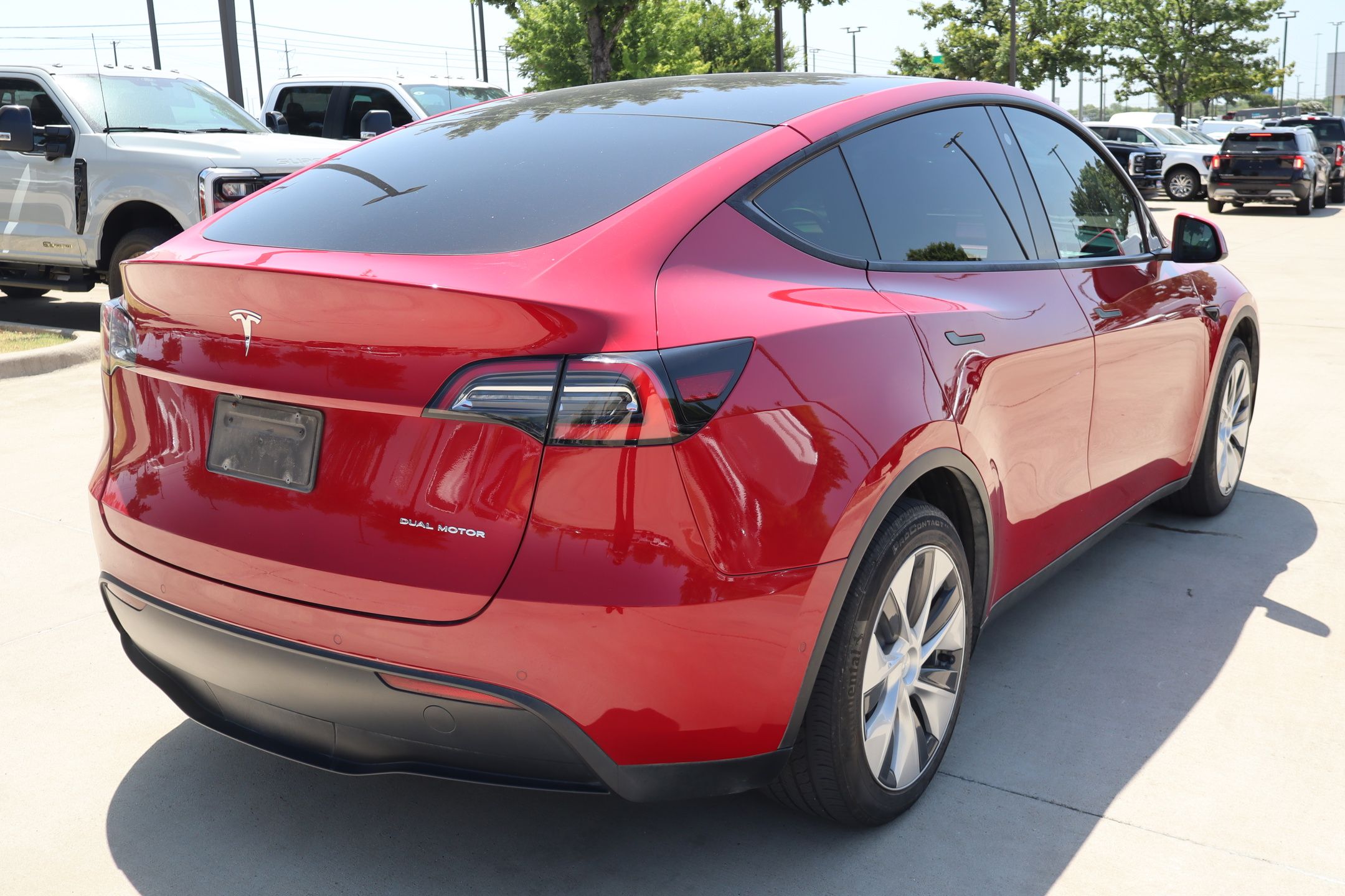 Used 2021 Tesla Model Y Long Range with VIN 5YJYGDEE7MF187383 for sale in McKinney, TX