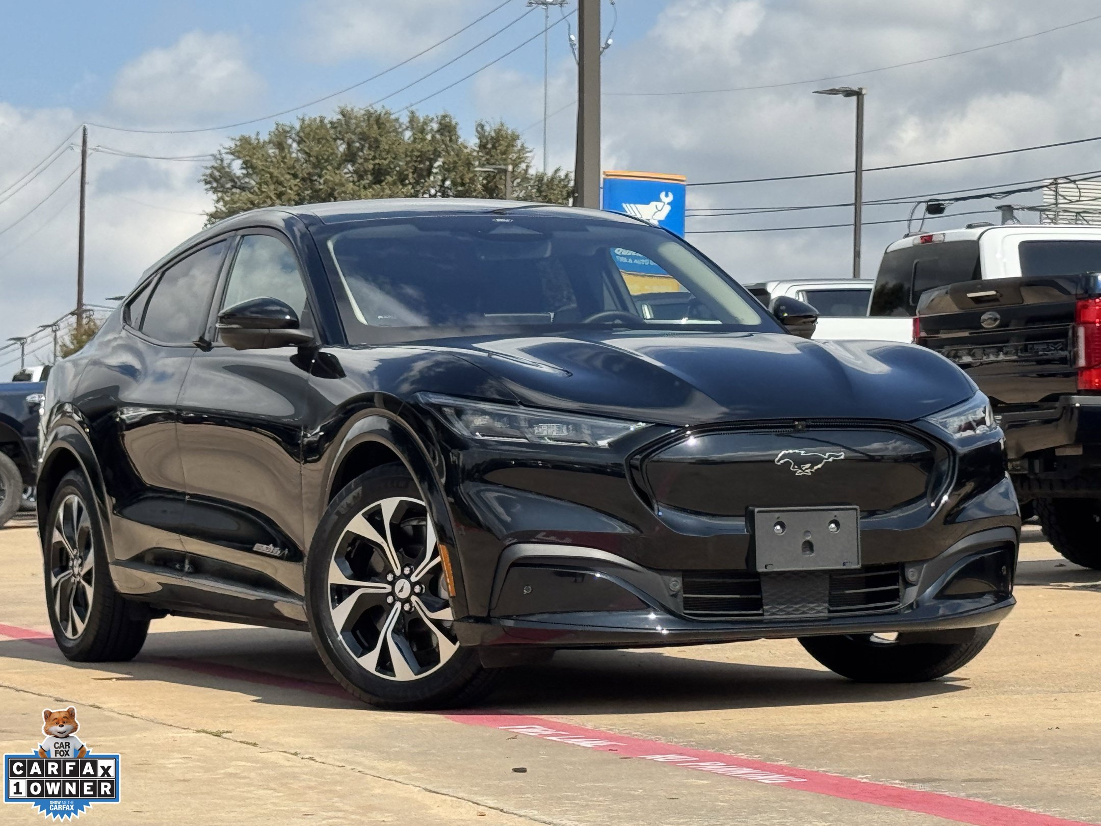Used 2023 Ford Mustang Mach-E Premium AWD with VIN 3FMTK3SU5PMA61775 for sale in McKinney, TX