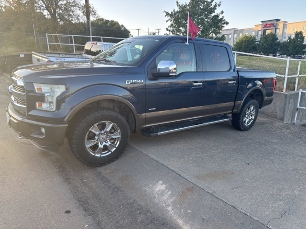Used 2015 Ford F-150 Lariat Truck SuperCrew Cab