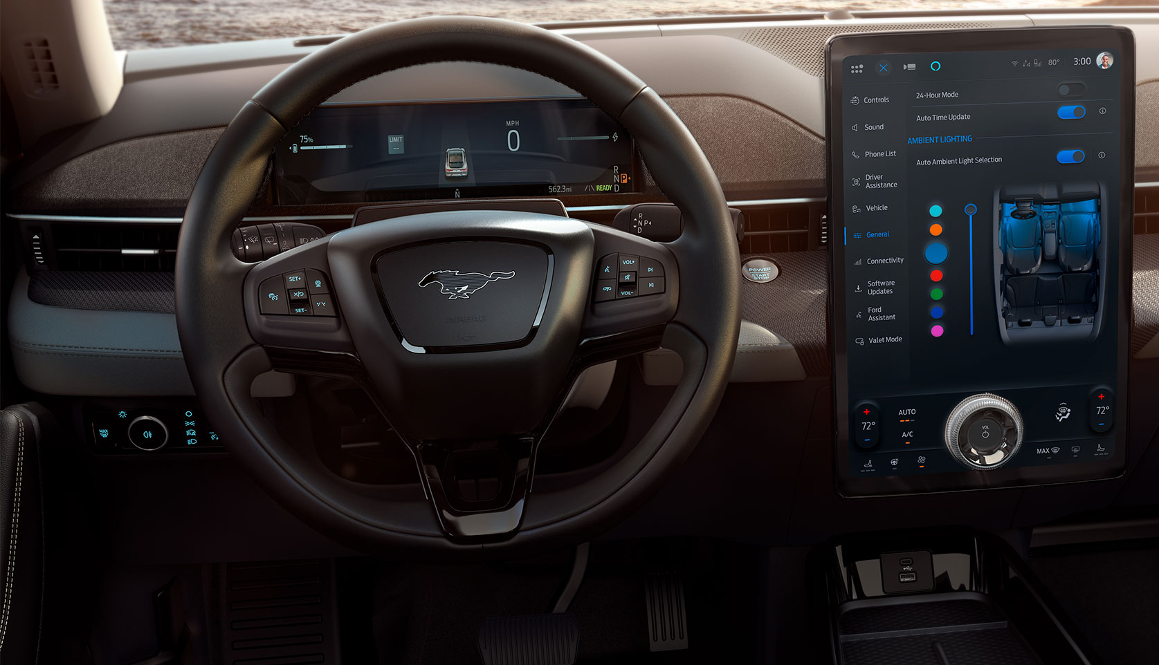  2025 Mustang Mach-E interior tech