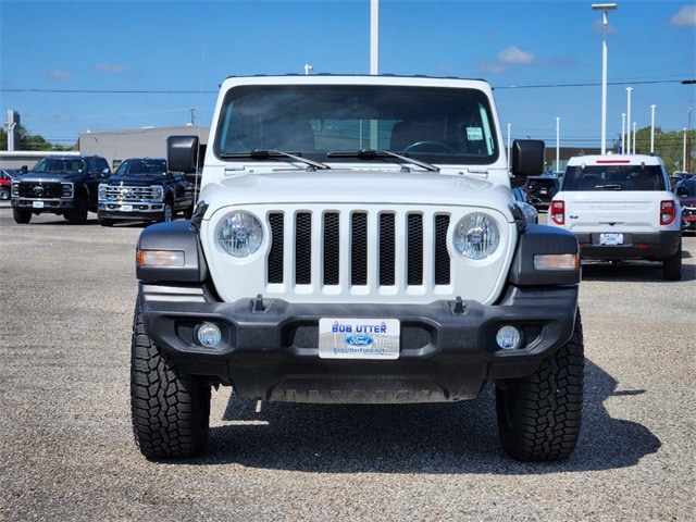 Used 2021 Jeep Wrangler Unlimited Sport S with VIN 1C4HJXDG2MW511177 for sale in Sherman, TX