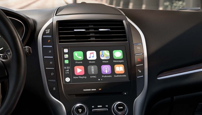Touchscreen display inside the 2019 Lincoln MKC