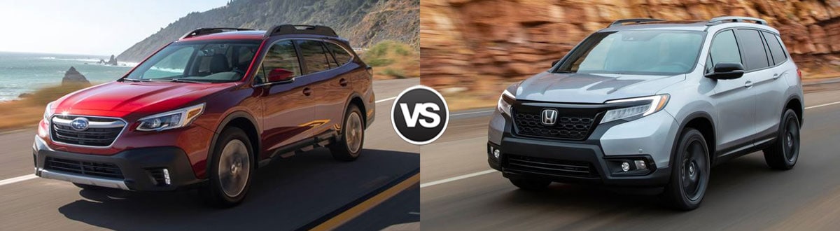 2020 Subaru Outback vs 2019 Honda Passport
