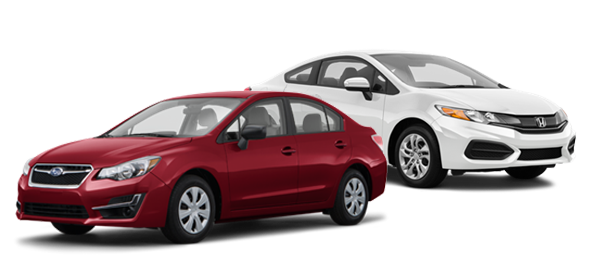 Compare 2015 Subaru Impreza vs Honda Civic