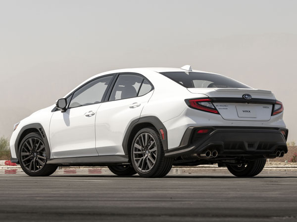 2022 Subaru WRX Rear Angle