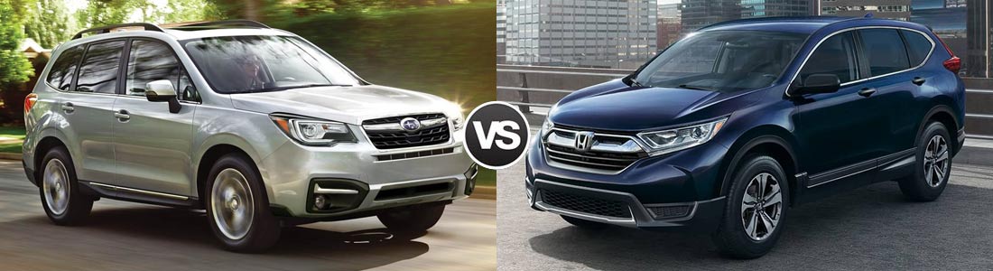 2017 Subaru Forester vs 2017 Honda CR-V