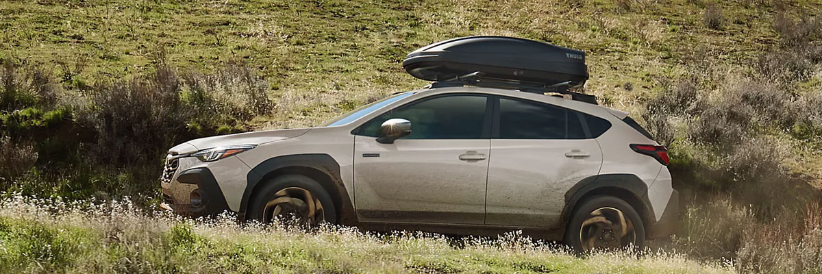 2026 Subaru Crosstrek Driving on a Fall Day