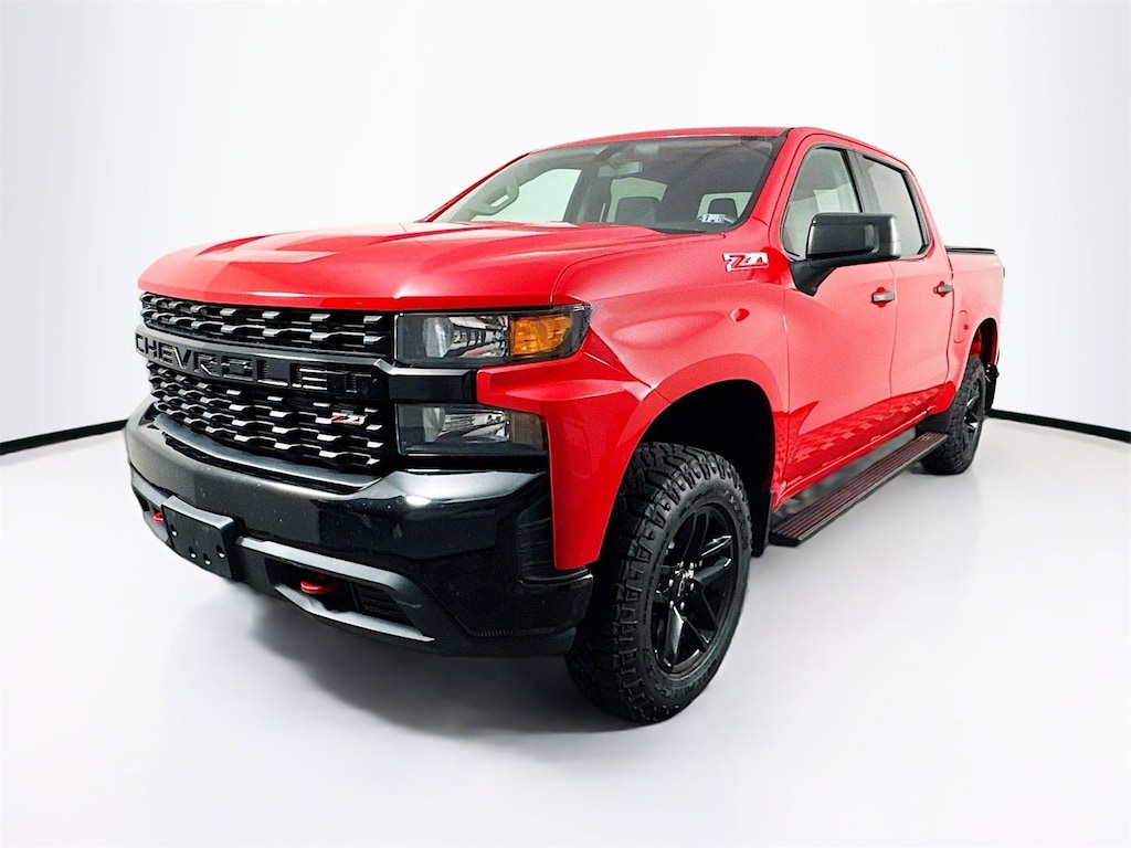 Used 2019 Chevrolet Silverado 1500 Custom Trail Boss Truck Crew Cab