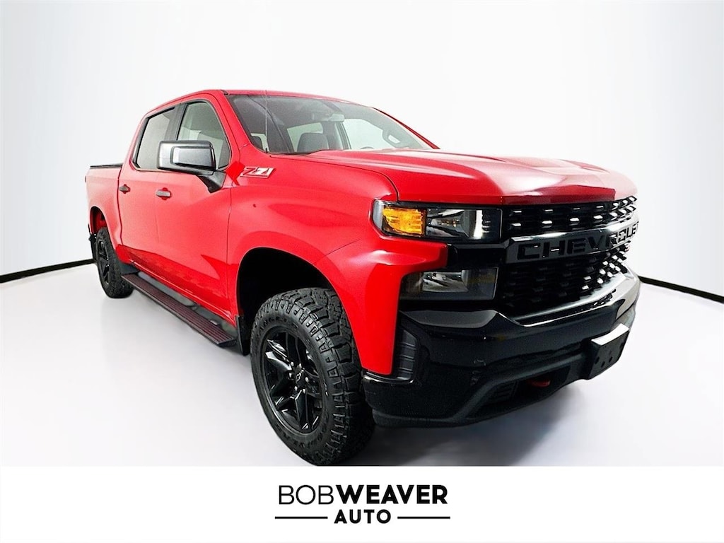 Used 2019 Chevrolet Silverado 1500 Custom Trail Boss Truck Crew Cab