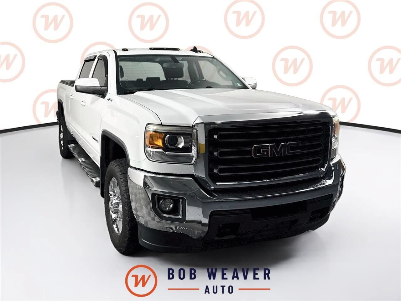 Summit White 2015 GMC Sierra 2500HD Pickup Truck Four-Wheel Drive Automatic