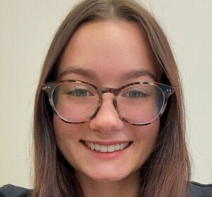 Staff member Gretchen Fredrick from ID_a555d4