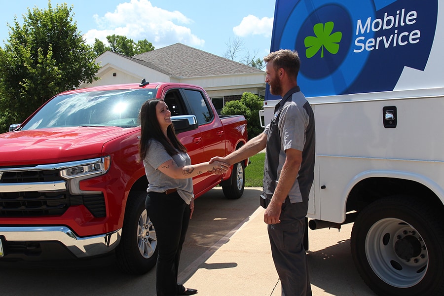 Fleet mobile service on-site