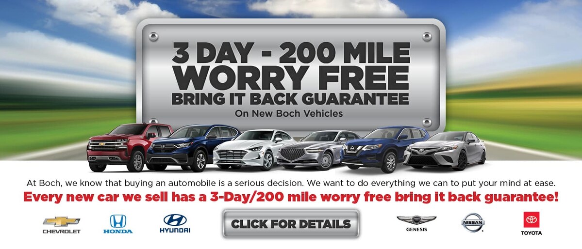Boch | New Toyota, Chevrolet, Genesis, Hyundai, Honda, Nissan