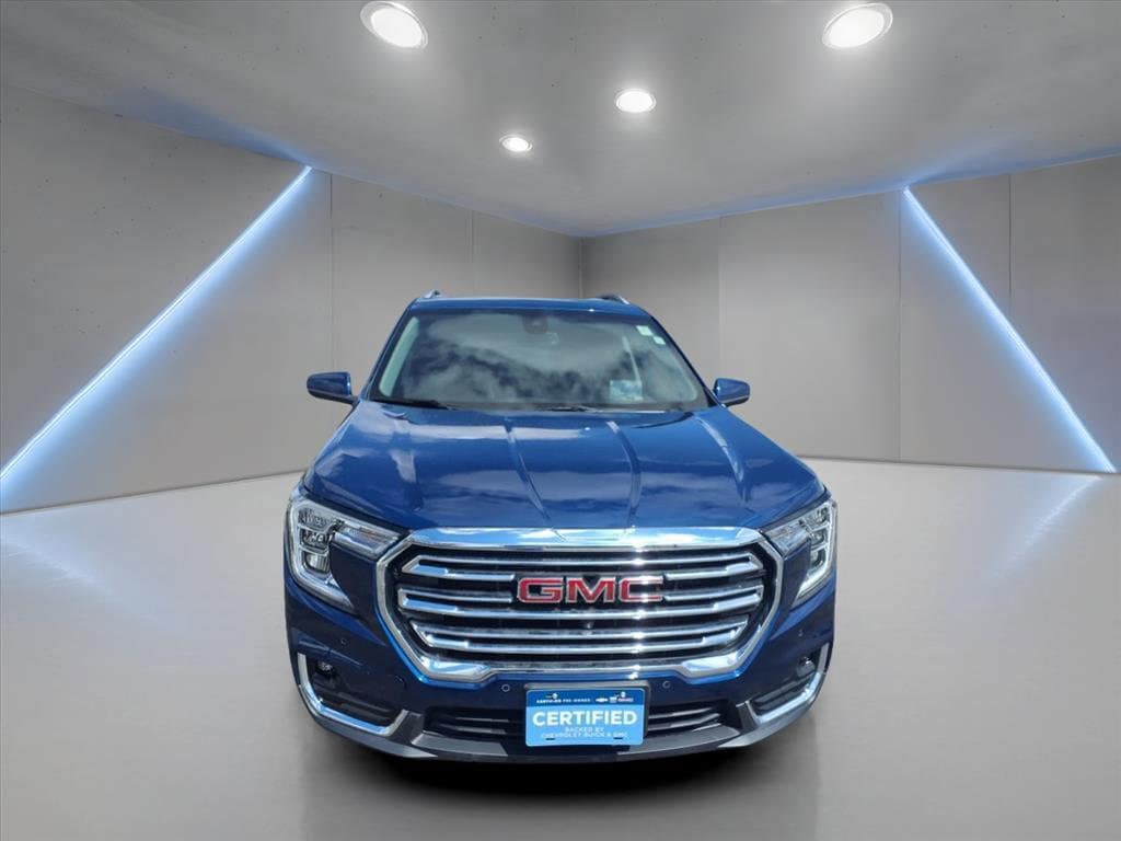 Certified 2023 GMC Terrain SLT with VIN 3GKALVEG0PL157222 for sale in Freeport, IL