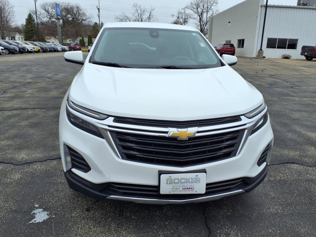 Used 2022 Chevrolet Equinox LT with VIN 2GNAXKEV9N6112284 for sale in Freeport, IL