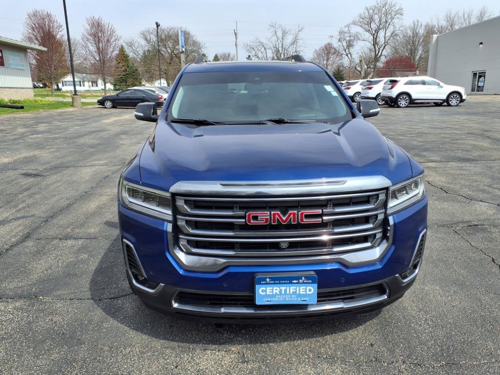 Certified 2023 GMC Acadia AT4 with VIN 1GKKNLLS6PZ170916 for sale in Freeport, IL