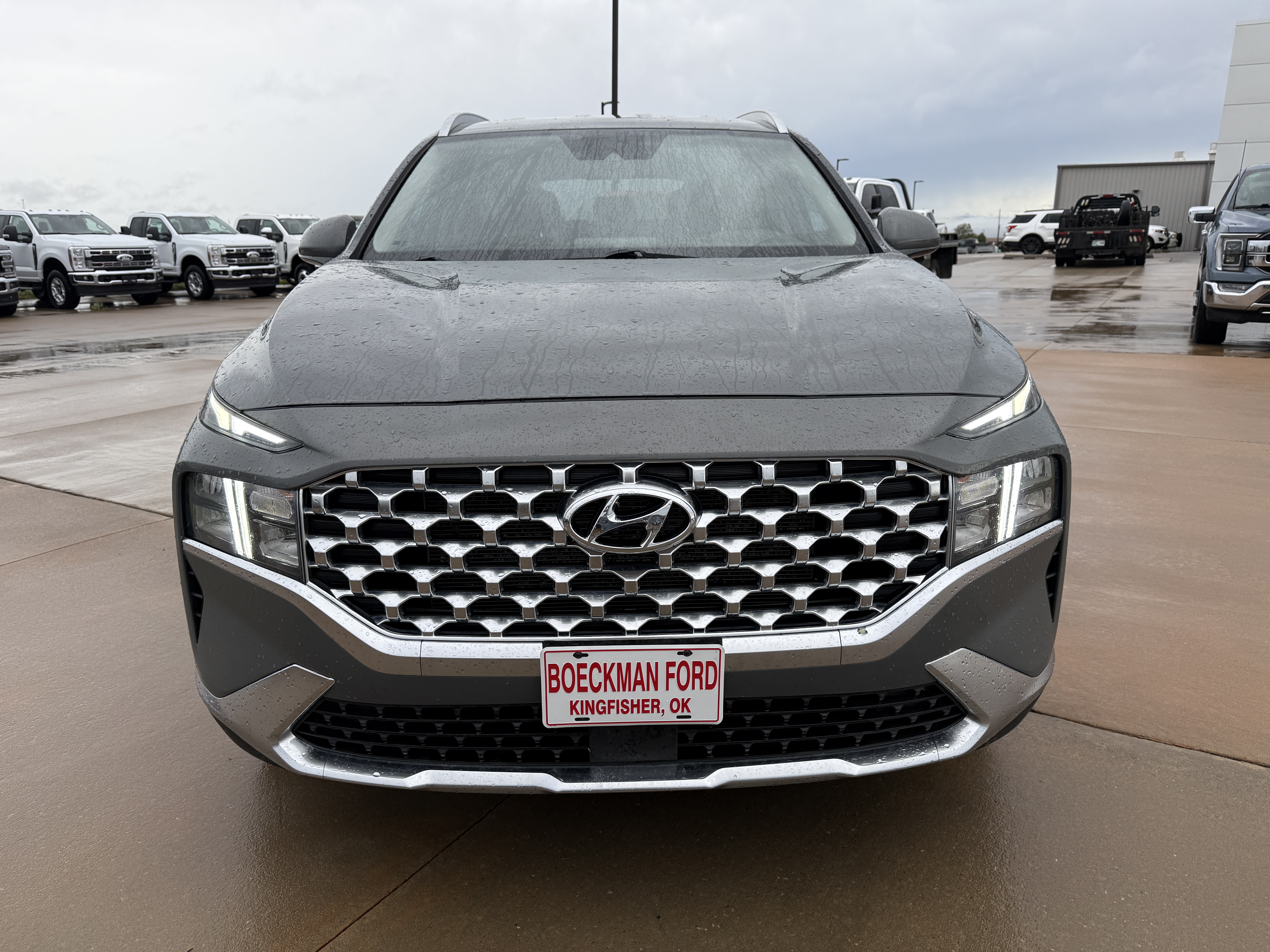Used 2022 Hyundai Santa Fe SEL with VIN 5NMS24AJ7NH409542 for sale in Kingfisher, OK