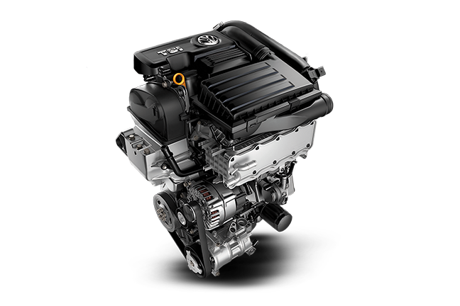 2020 Volkswagen Golf 1.4L Turbo engine