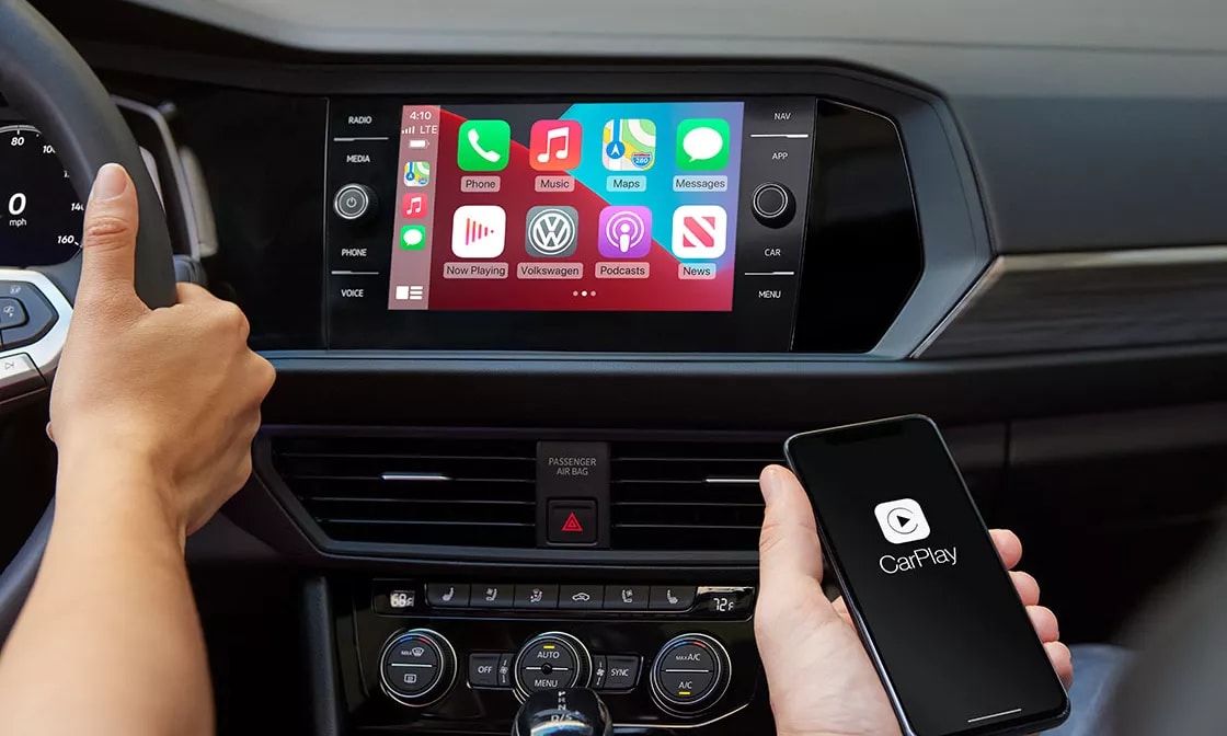 2023 VW Jetta App connect with a compatible smartphone