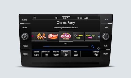 2023 VW Jetta Sirius XM with 360L touchscreen interface