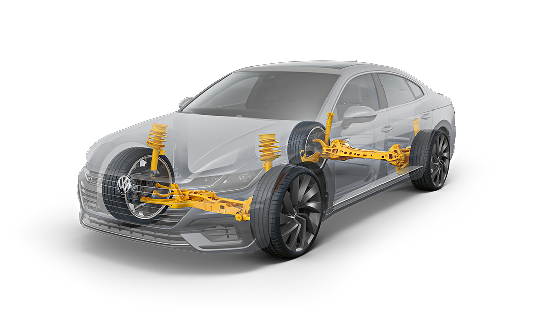 2020 Volkswagen Arteon with DVV adaptive chassis control