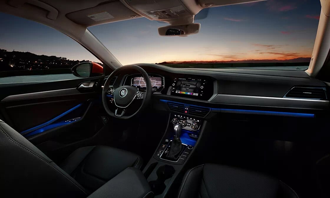 2021 Volkswagen Jetta with interior lighting
