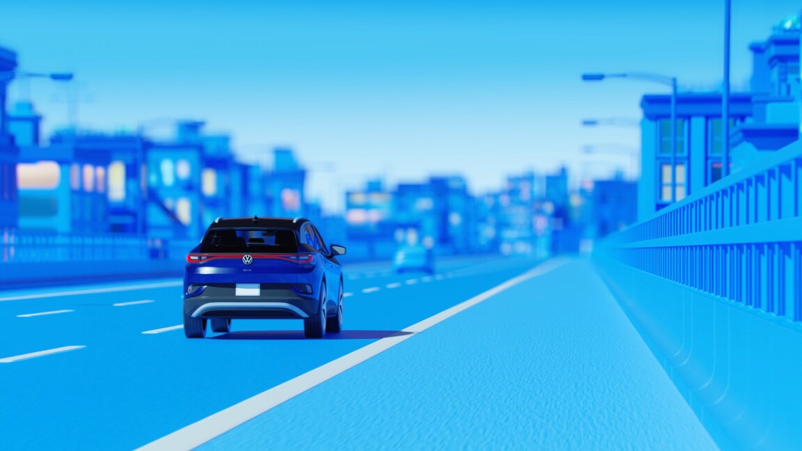 2023 VW Atlas Cross Sport dynamic road sign display