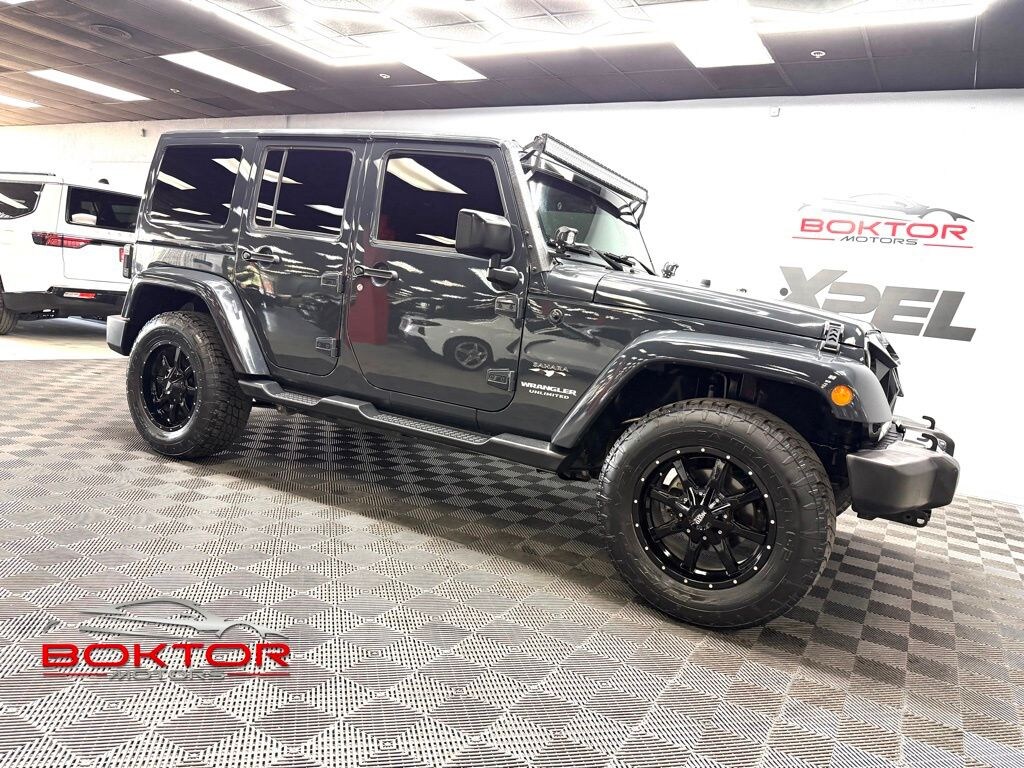 Used 2017 Jeep Wrangler JK Unlimited Sahara 4x4 SUV