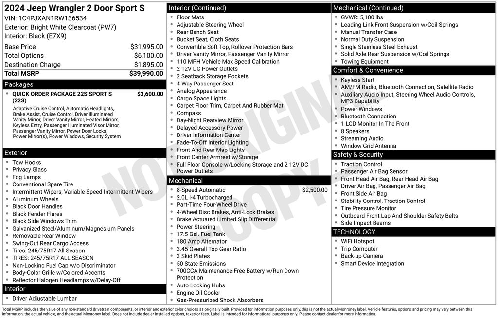 2024 Jeep Wrangler 2-Door Sport S - Photo 52