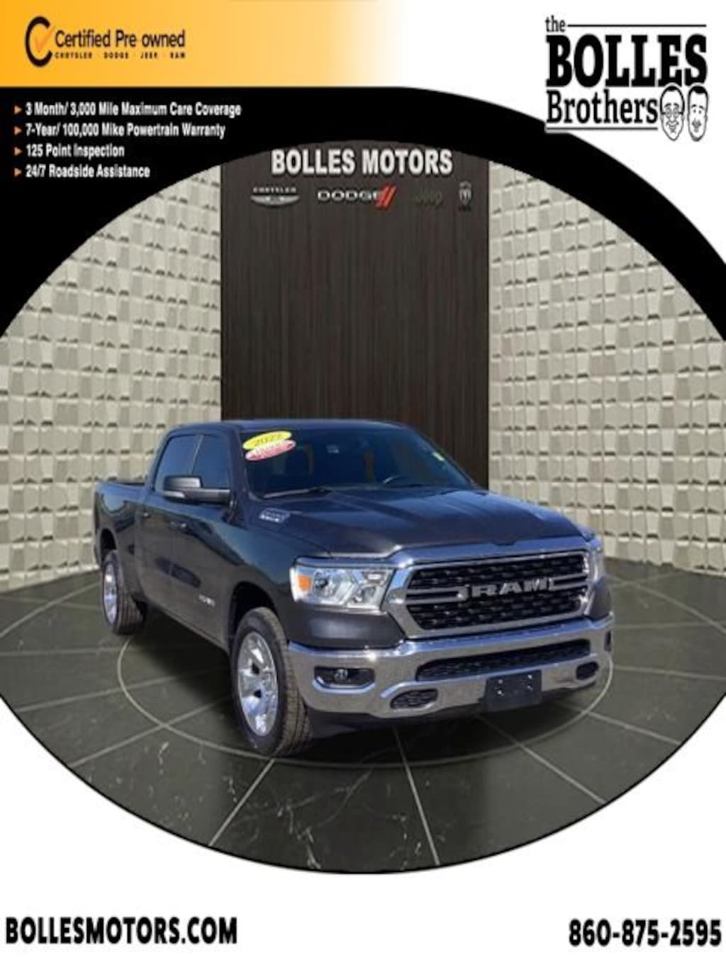 Certified 2022 Ram 1500 Big Horn/Lone Star Truck