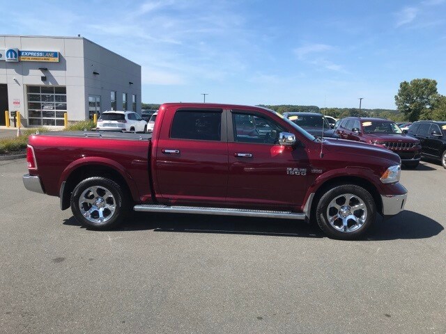 Used 2018 RAM Ram 1500 Pickup Laramie with VIN 1C6RR7NT8JS233503 for sale in Ellington, CT