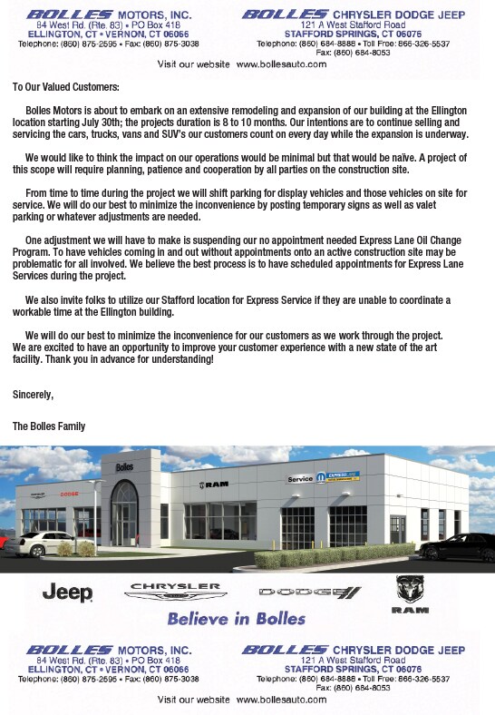 Bolles Motors New Chrysler Dodge Jeep Ram Dealership In
